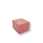 الصندوق الهديّة المغناطيسيّ المنسدّب الورديّ الصندوق الهديّة الكرتونيّة المعاد تدويرها