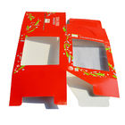 ODM Cake Clear Window Box التعبئة والتغليف القابلة للطي المخصصة المطبوعة بمقبض Artpaper PVC