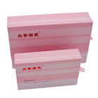 1400gsm علب الهدايا ذات الدرج المنزلق باللون الوردي الصلب المطابق باللون الرمادي الرمادي دفع وسحب ISO9001